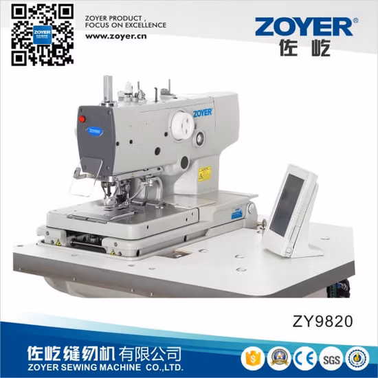 Zy9820 Zoyer Ösen-Knopfloch-Industrienähmaschine zu günstigen Preisen