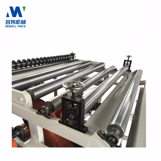Vollautomatische Big-Jumbo-Rollenpapier-Schneide- und Aufwickelmaschine für Papier, nicht gewebtes Aluminiumfolienetikett, PVC, mit Abwickellänge 1800 mm
